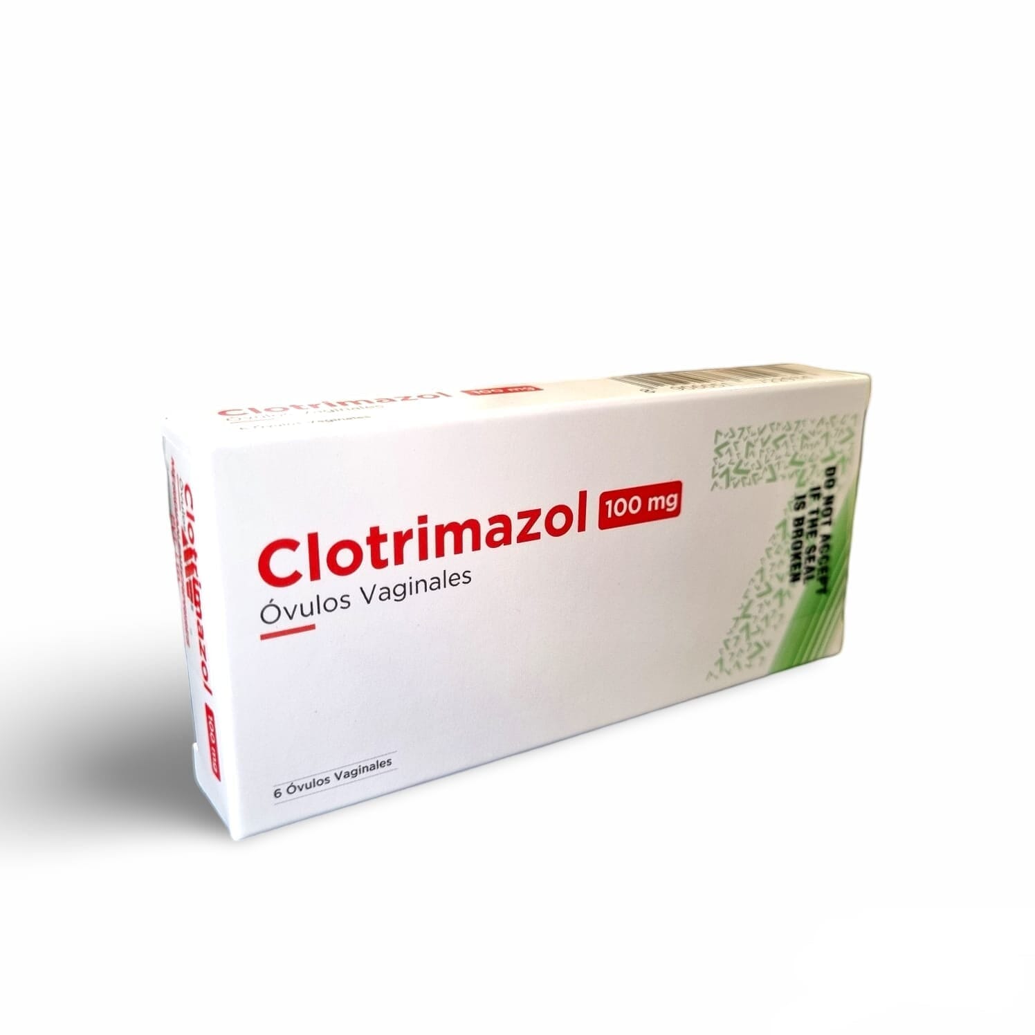 Clotrimazol 100 mg x 6 óvulos "Ley Cenabast" Farmex-Pluxee-Persistente